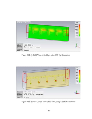 Design of a microstrip bandpass filter for 3.1 10.6 g hz uwb system | PDF
