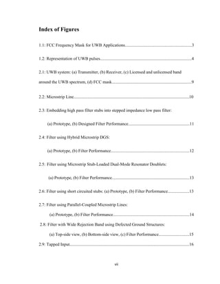 Design of a microstrip bandpass filter for 3.1 10.6 g hz uwb system | PDF