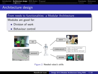 Design Of A Modular Architecture Using ROS: The Pepper Case ...