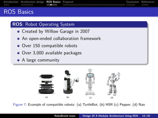 Design Of A Modular Architecture Using ROS: The Pepper Case ...