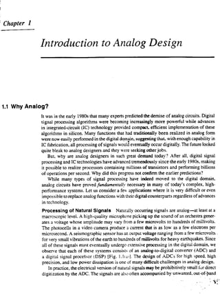Design of analog cmos integrated circuits | PDF