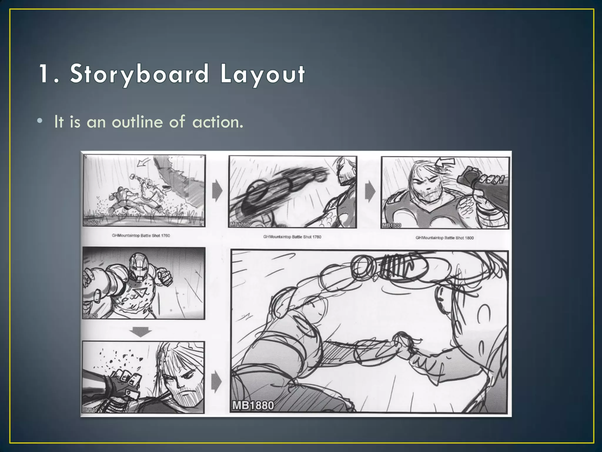 • It is an outline of action.