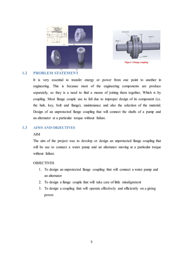 Design of an unprotected flange coupling PDF
