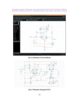 Design of a uhf band lna using active inductor with ffp noise ...