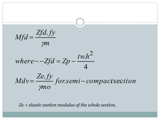 Ze Modulus Design of beams | PPTX