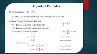 Design of belt drives | PDF