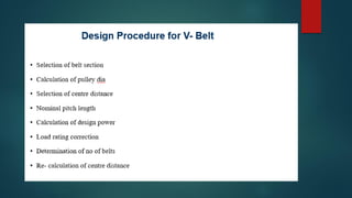 Design of belt drives | PDF