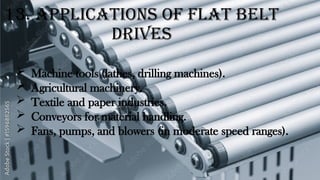 Comprehensive Design and Analysis of Flat Belt Drives in Mechanical ...