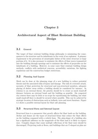 Architectural And Structural Design Of Blast Resistant Buildings | PDF