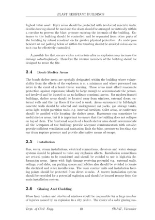 Architectural And Structural Design Of Blast Resistant Buildings | PDF