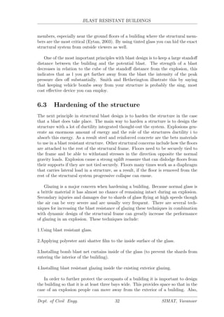 Architectural And Structural Design Of Blast Resistant Buildings | PDF
