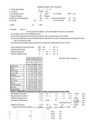 Design of box | PDF