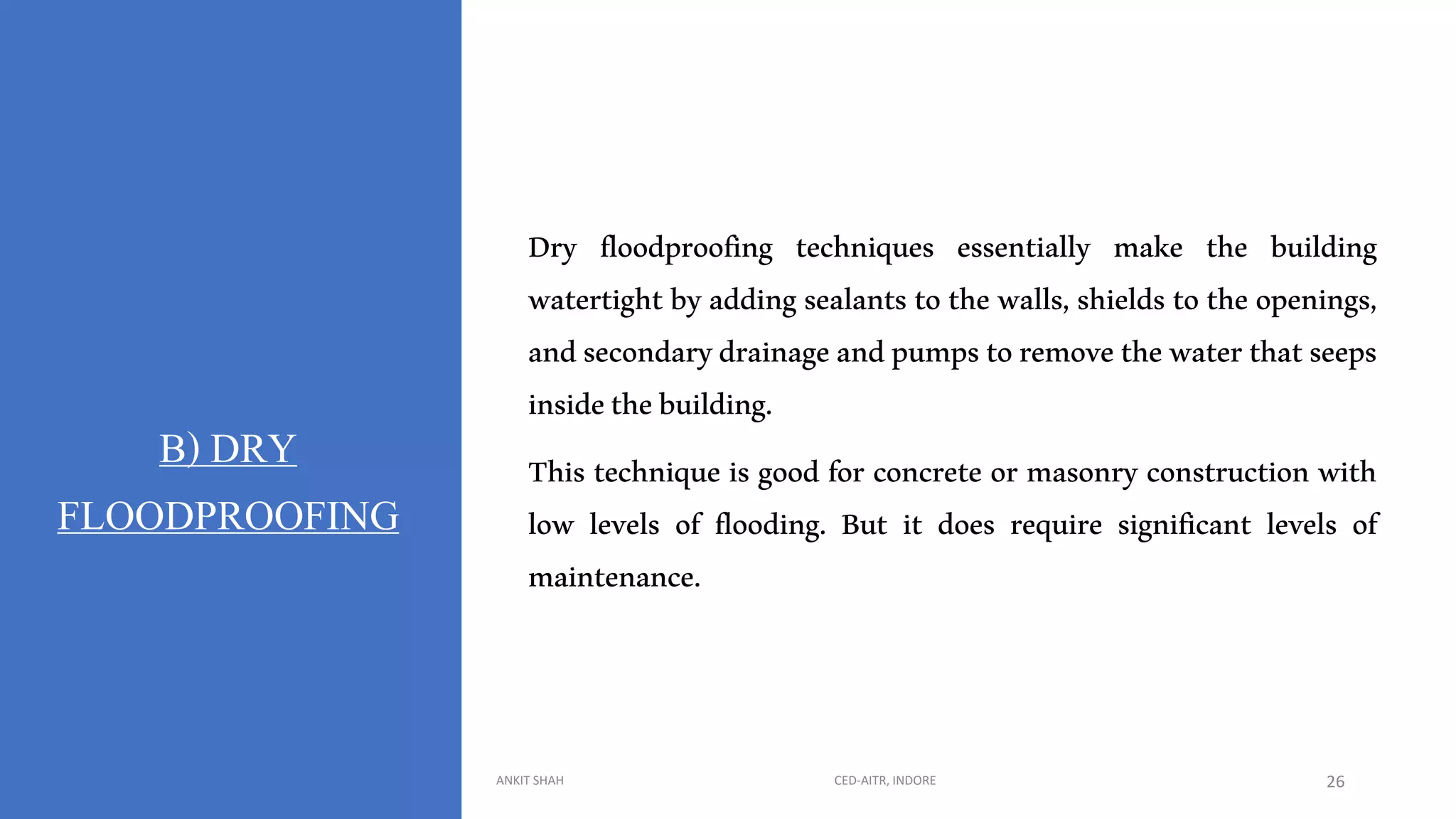 Design of buildings in flood prone areas | PDF