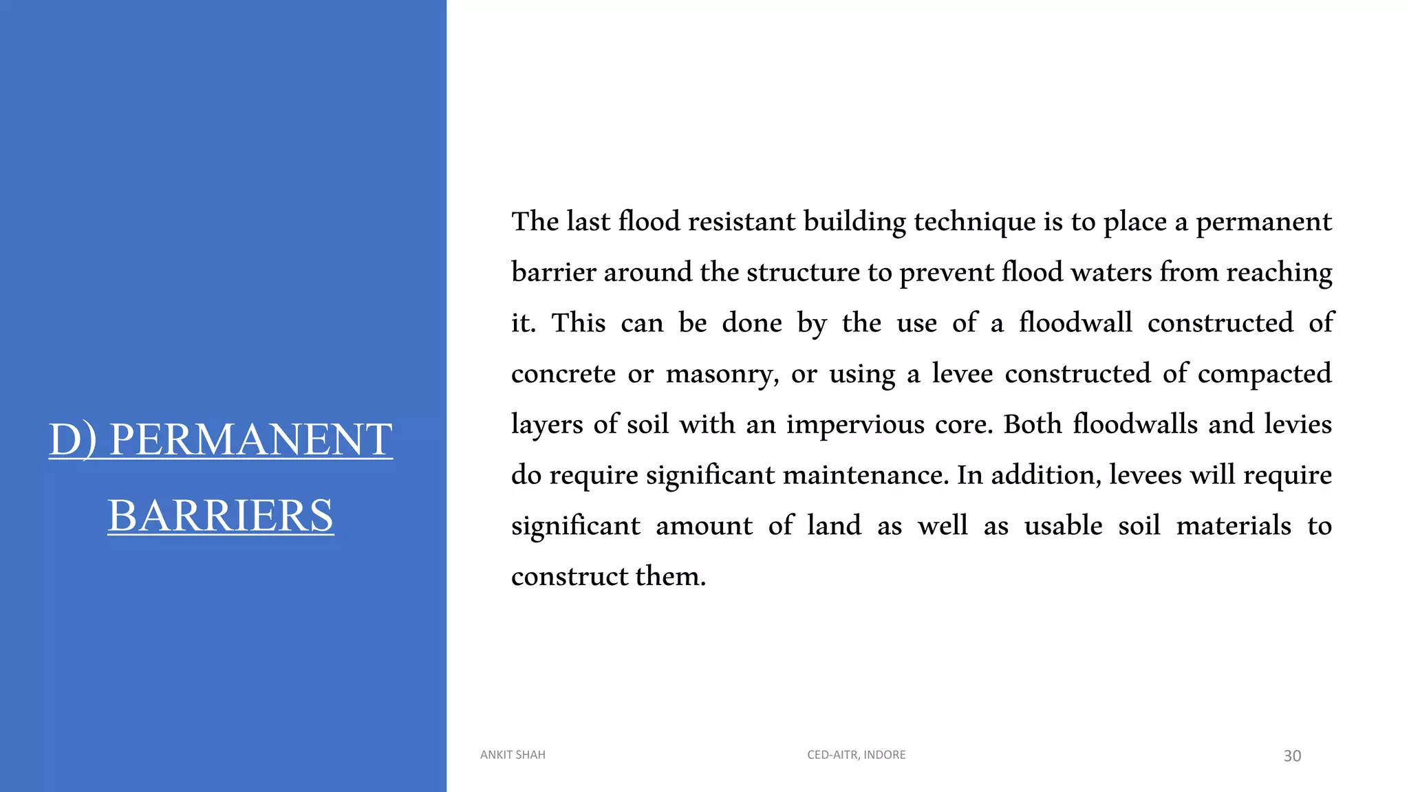 Design of buildings in flood prone areas | PDF