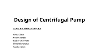 Comprehensive Design and Analysis of a High-Performance Centrifugal ...