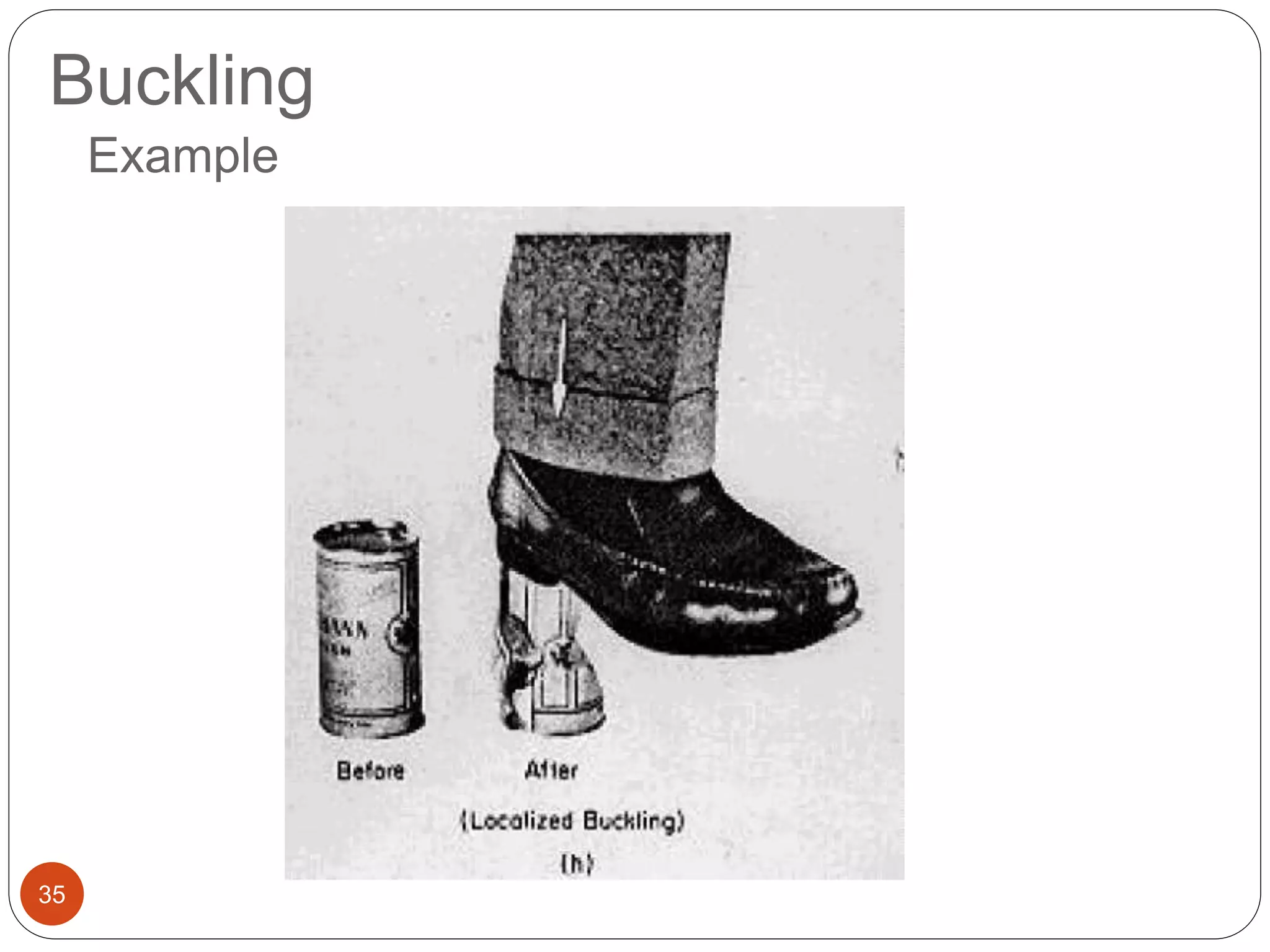 Buckling
35
Example
 