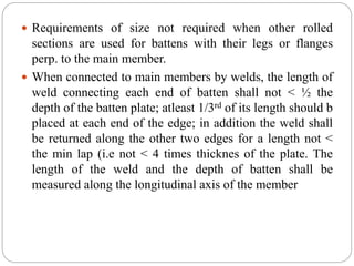 Design of compression members | PPTX