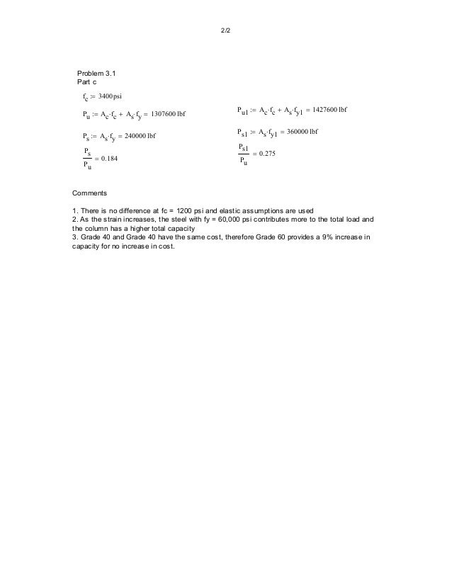 Design Of Concrete Structures 15th Edition Solutions Manual Darwin Do