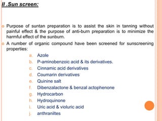 Sunscreen Production Process Design of cosmeceutical product : Sun protection | PPTX