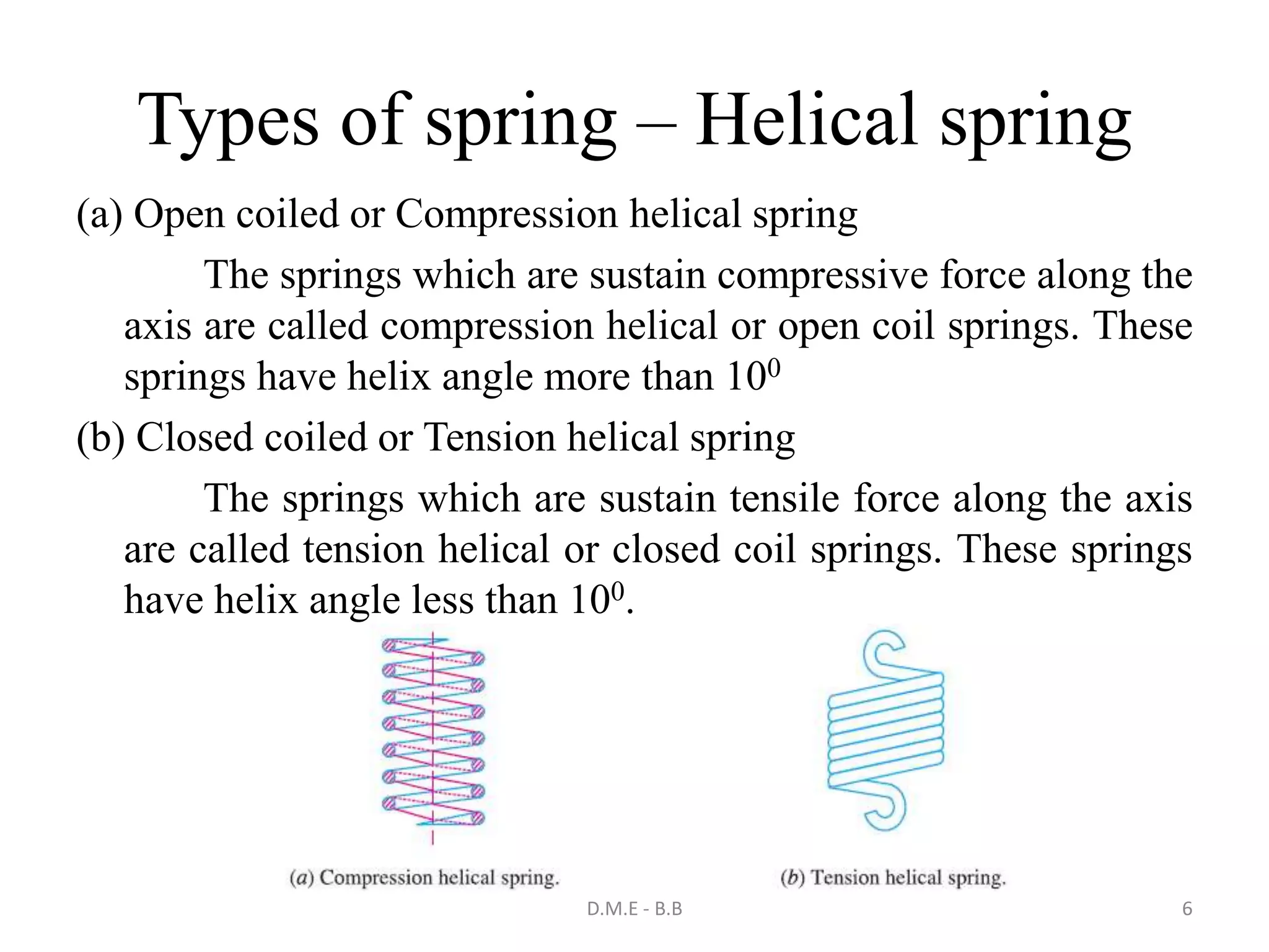 Design of energy storing elements and engine components | PPTX