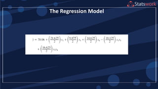 The Regression Model
 