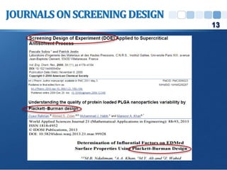 JOURNALSONSCREENINGDESIGN
13
 