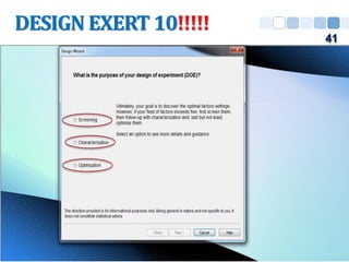 DESIGN EXERT 10!!!!!
41
 