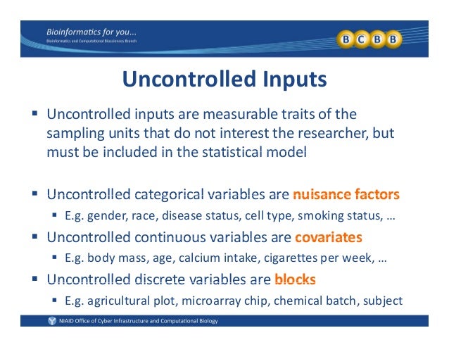 Design of experiments