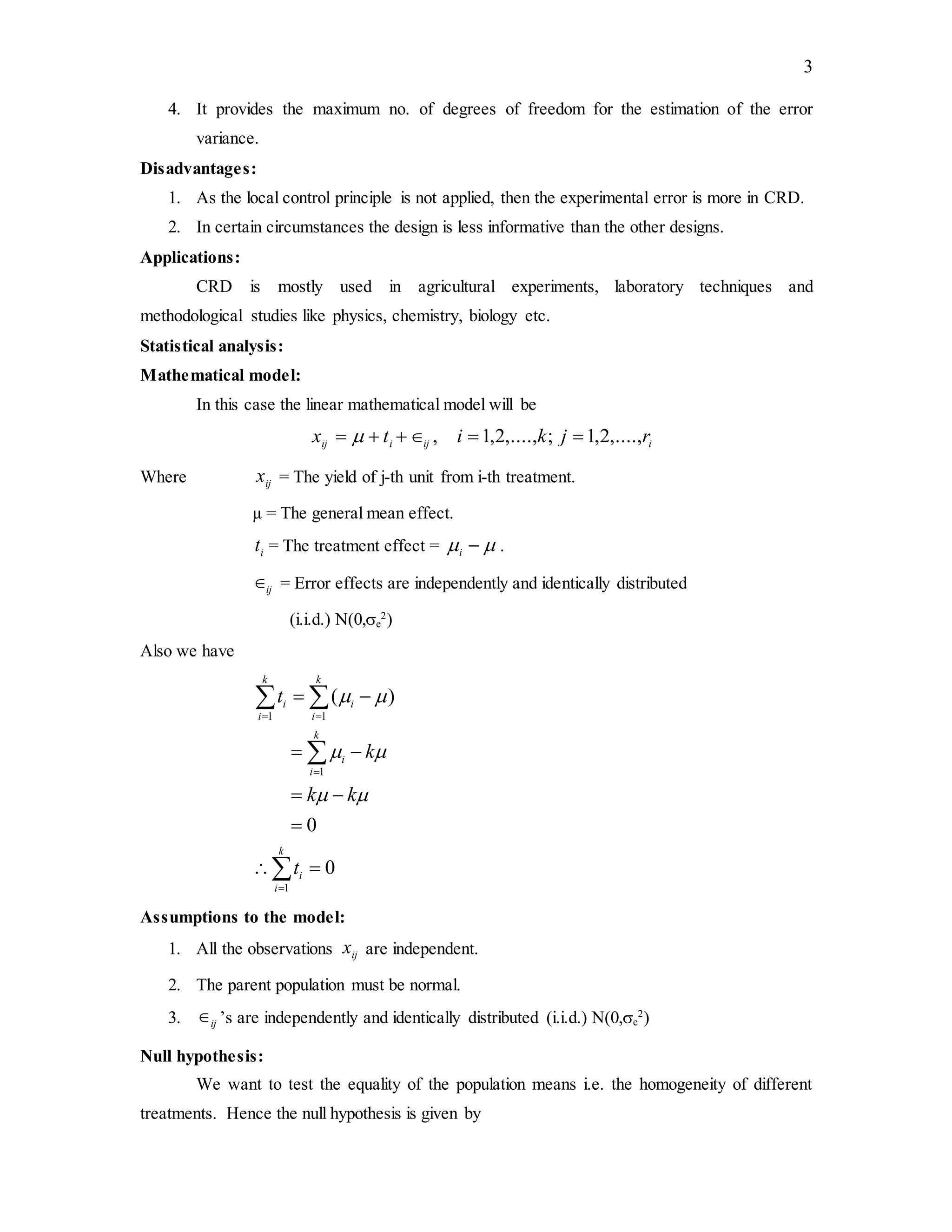 Experimental Design Statistics.pdf Design of experiments( | DOC