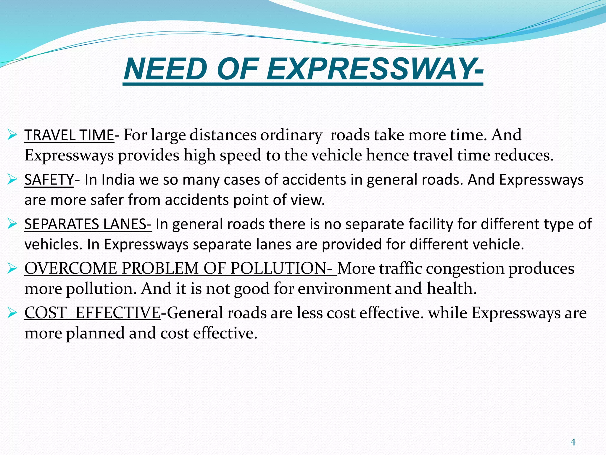 Design of expressway | PPTX