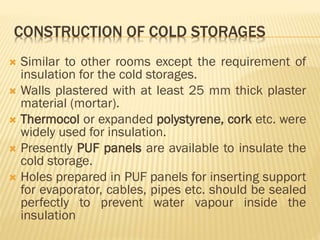 Design of freezers and cold storages | PDF
