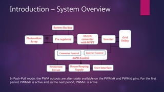 High efficiency push pull converter for photovoltaic applications | PPTX