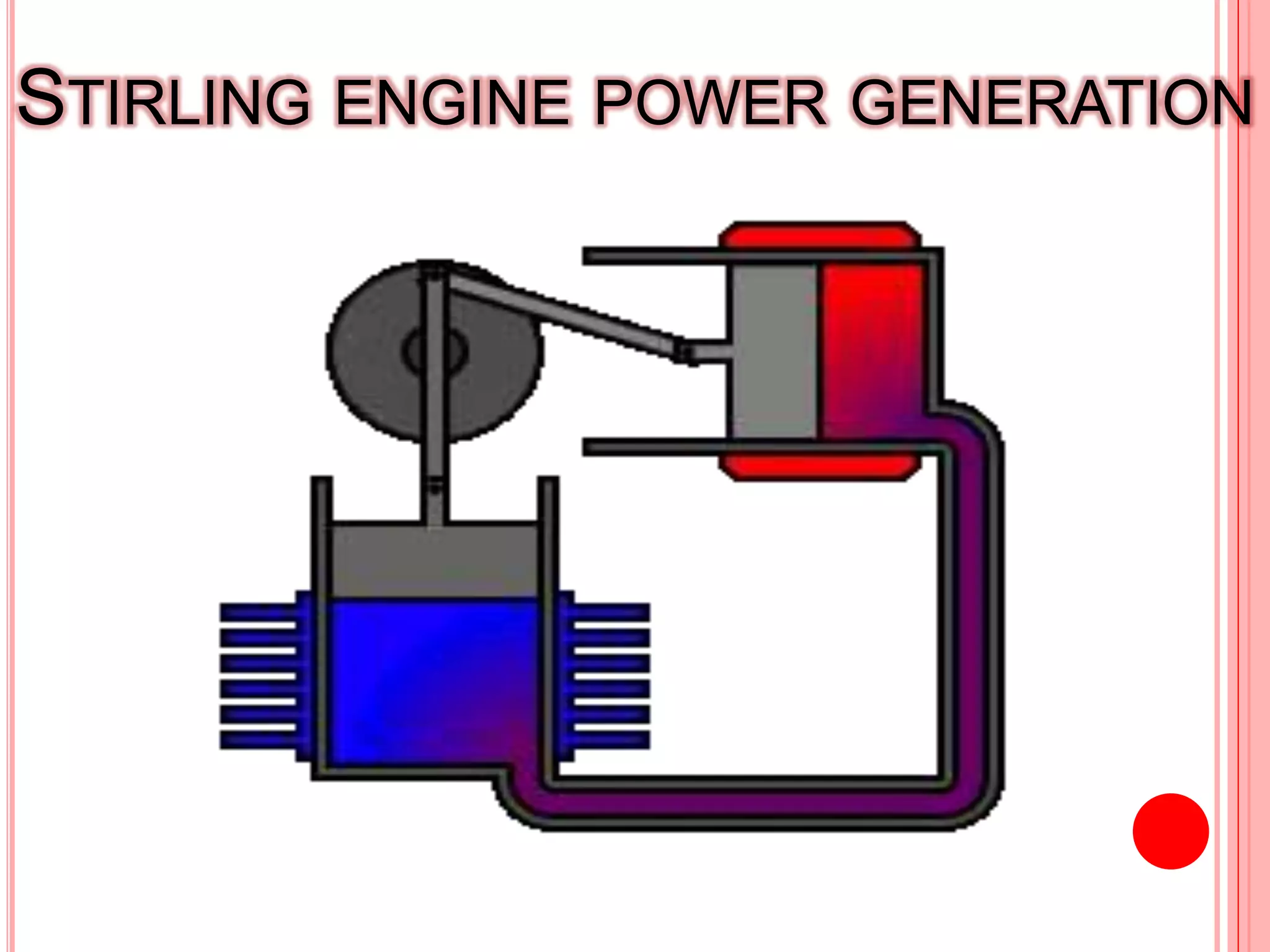 STIRLING ENGINE POWER GENERATION
11
 