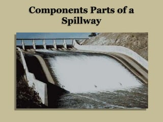 Components Parts of a
Spillway

 