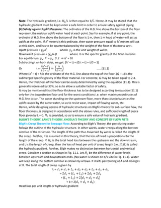 Design of hydraulic structures ce 413 | PDF