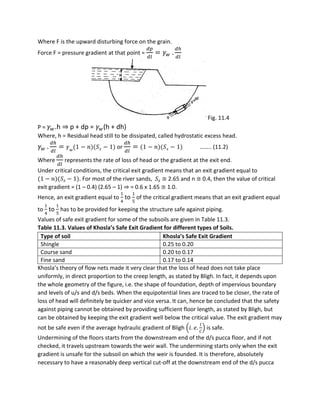 Design of hydraulic structures ce 413 | PDF