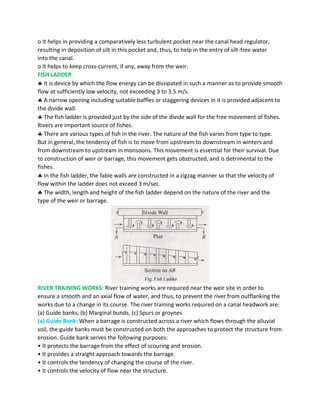 Design of hydraulic structures ce 413 | PDF
