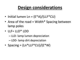 Lamp Rear Load Space Design Of Illumination Systems, Laws and Methods | PDF