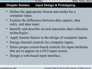 Design of input | PPT