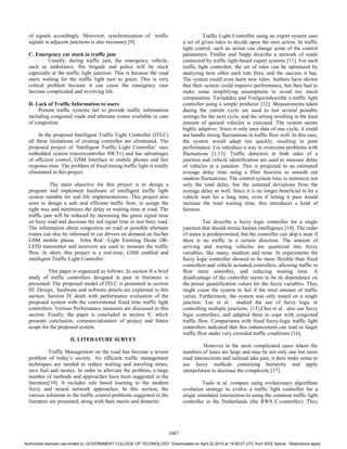 Design of intelligent traffic light controller using gsm & embedded ...