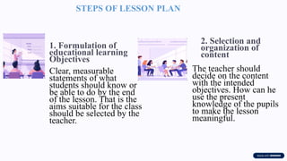 Design of lesson plan and importance - Nivitha.pptx