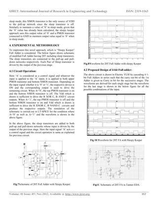 Design of low power 4 bit full adder using sleepy keeper approach | PDF