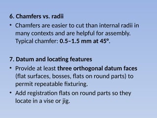 Internal Radii Design of Machining.pptx PPT FOR DESIGN X | PPTX