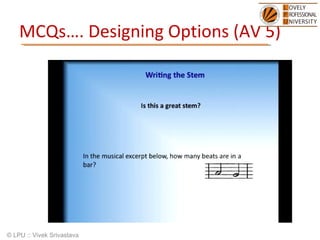 Msq Example Design of multiple choice questions | PPT