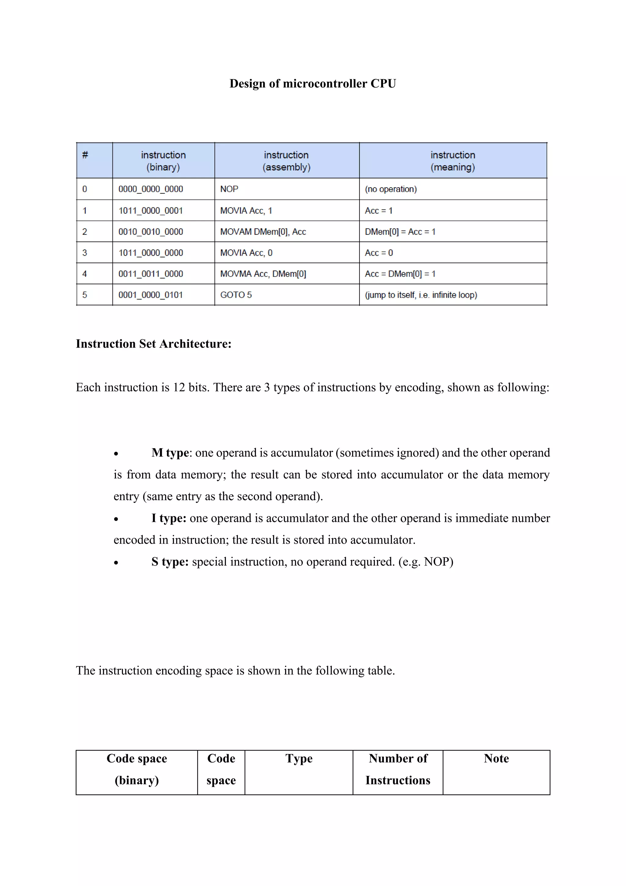 Design of microcontroller CPU.pdf | Programming Languages | Computing