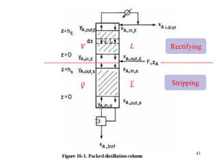 Rectification Column Packing Design of packed columns | PDF