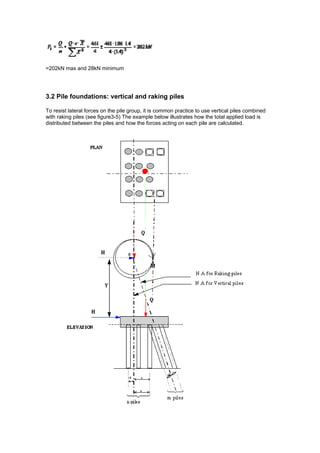 Design of pile foundation | PDF