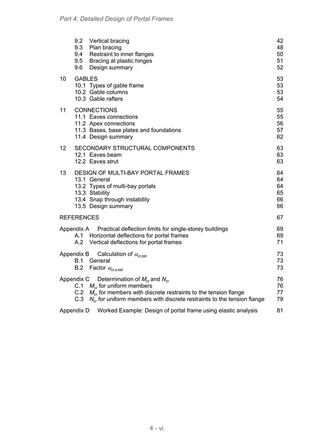 Design of portal frame structures | PDF