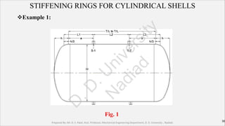 Pressure Shell Design of Pressure Vessel Shell Subjected to External Pressure as per ...
