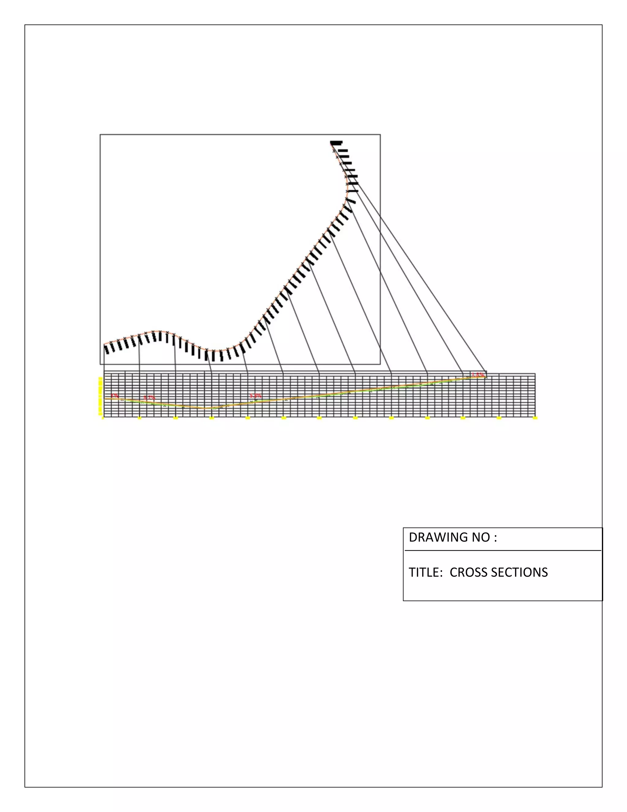  
 
 
 
 
 
  DRAWING NO : 
 
TITLE:  CROSS SECTIONS 
 